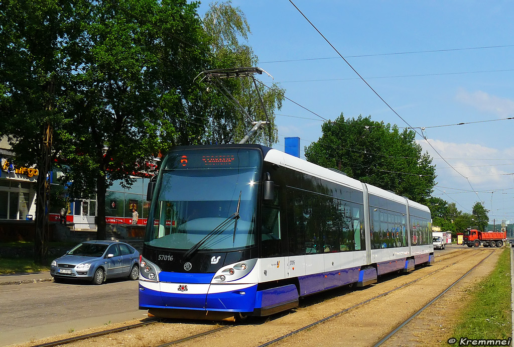 Рига, Škoda 15T ForCity Alfa Riga № 57016