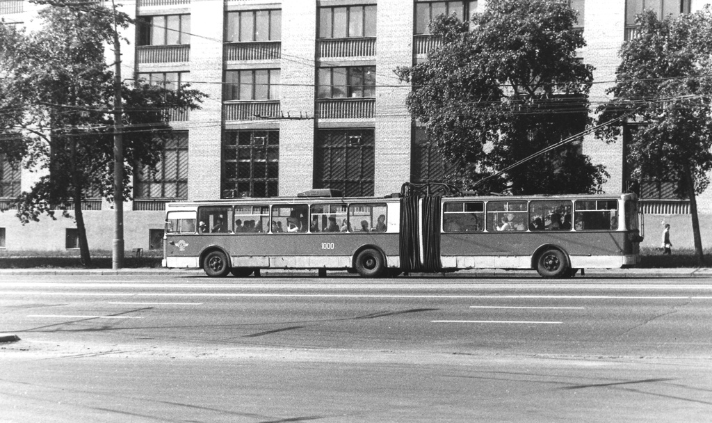 Москва, ЗиУ-683Б [Б00] № 1000; Москва — Исторические фотографии — Трамвай и Троллейбус (1946-1991)
