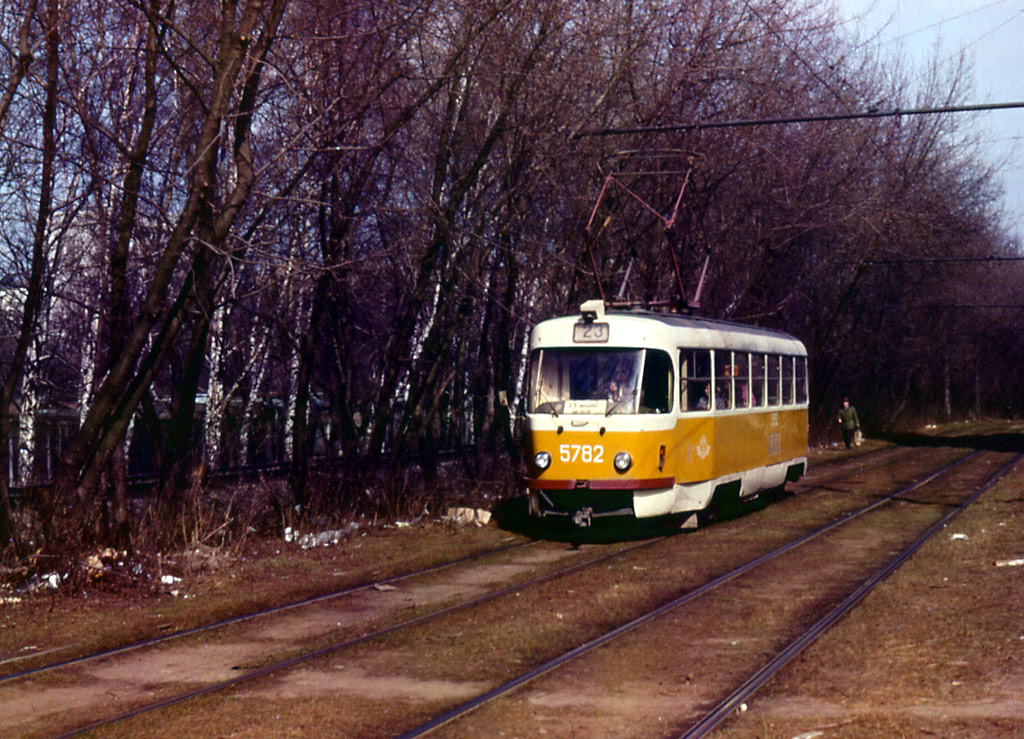 Москва, Tatra T3SU № 5782