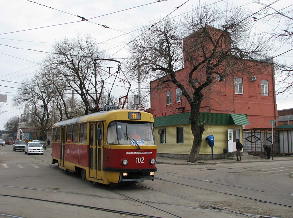 Краснодар, Tatra T3SU № 102
