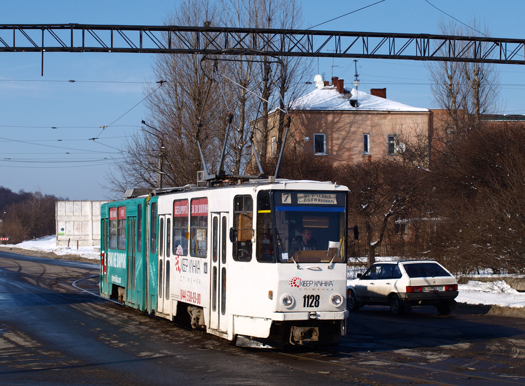 Львов, Tatra KT4SU № 1128