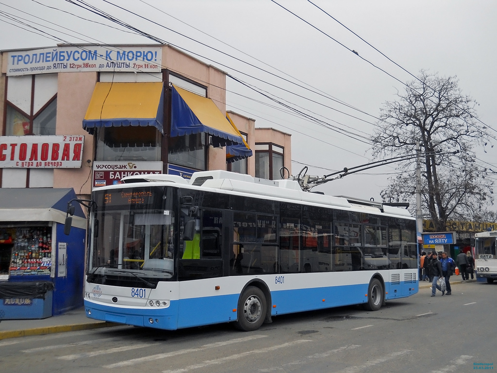 Крымский троллейбус, Богдан Т70115 № 8401