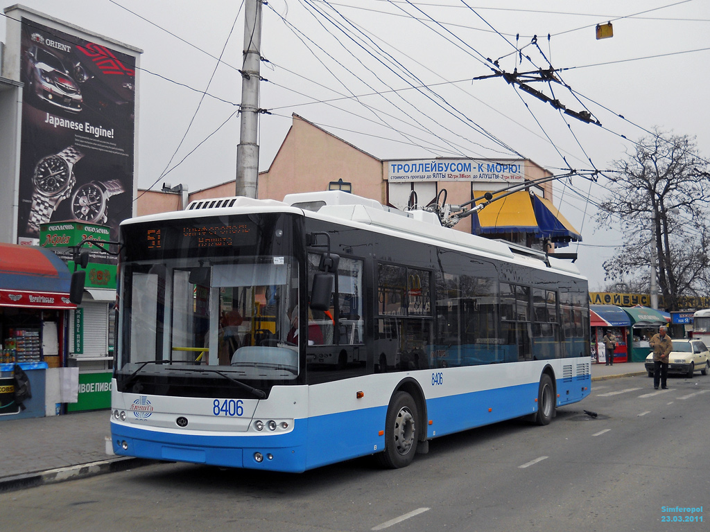 Крымский троллейбус, Богдан Т70115 № 8406