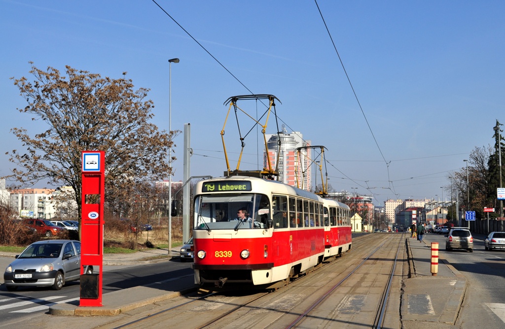 Прага, Tatra T3R.P № 8339