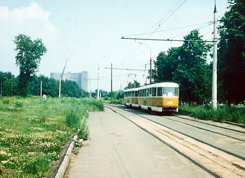 Москва, Tatra T3SU (двухдверная) № 2138