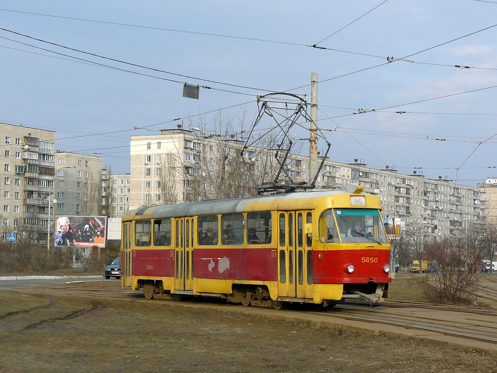 Киев, Tatra T3SU № 5850 Киев, Tatra T3SU № 5850