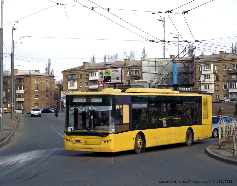 Киев, ЛАЗ E183D1 № 2901