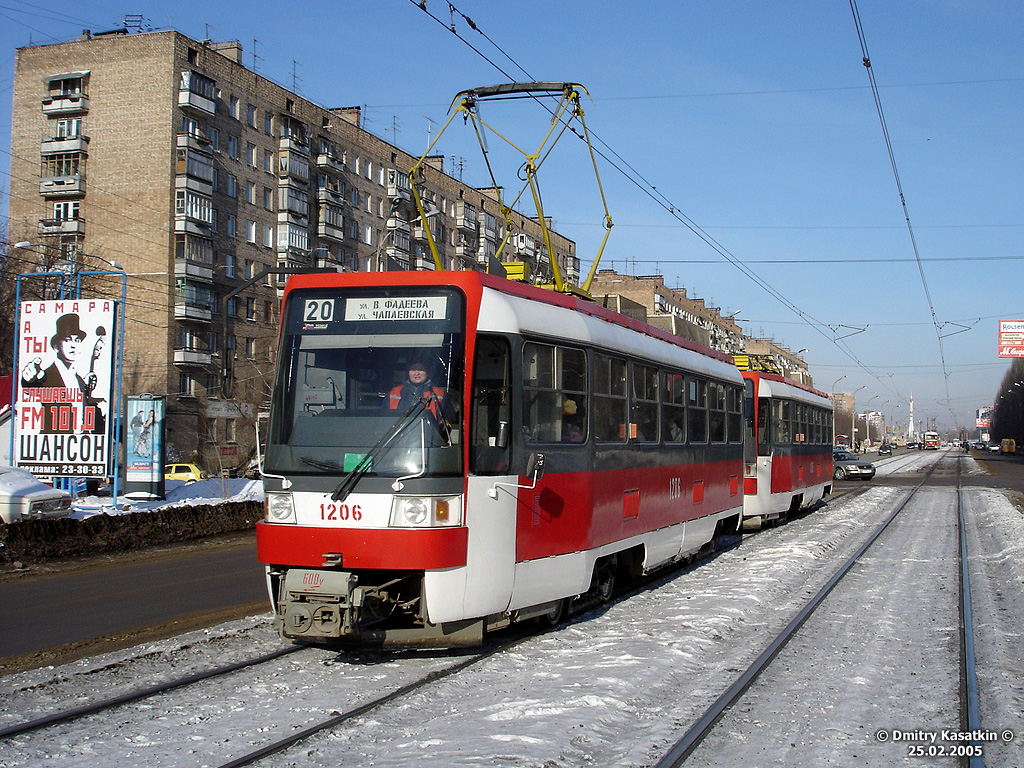 Самара, Tatra T3RF № 1206