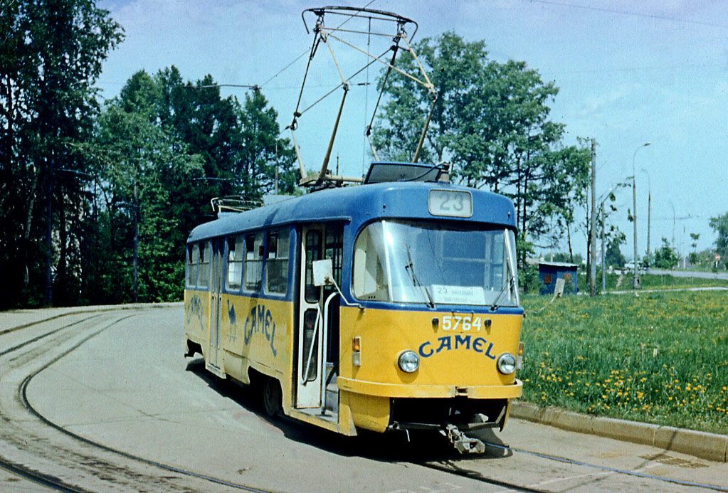 Москва, Tatra T3SU № 5764