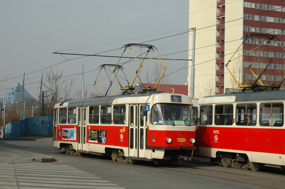 Прага, Tatra T3SUCS № 7251