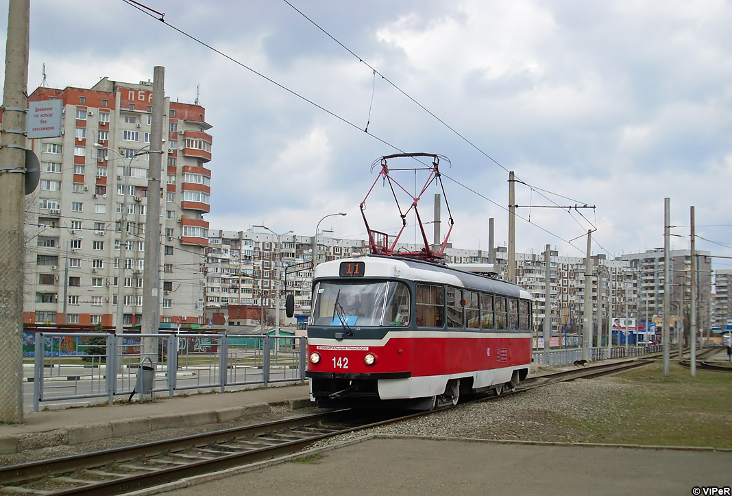Краснодар, Tatra T3SU КВР МРПС № 142
