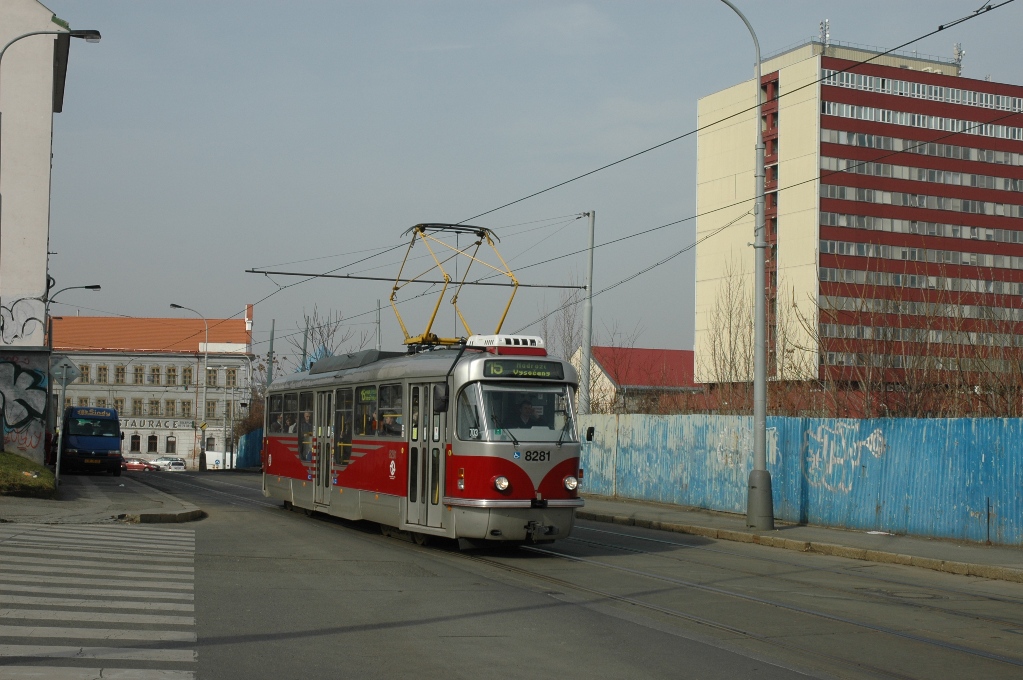 Прага, Tatra T3R.PLF № 8281