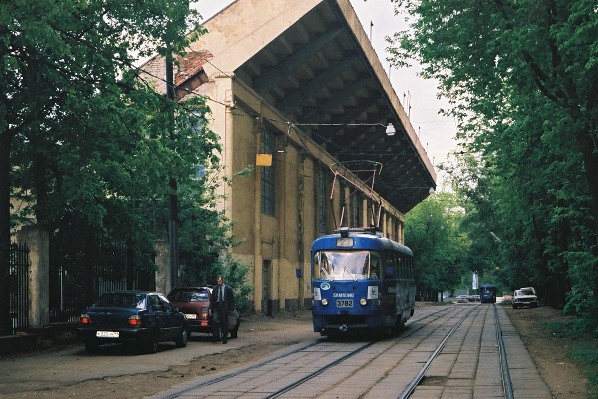 Москва, Tatra T3SU № 3782