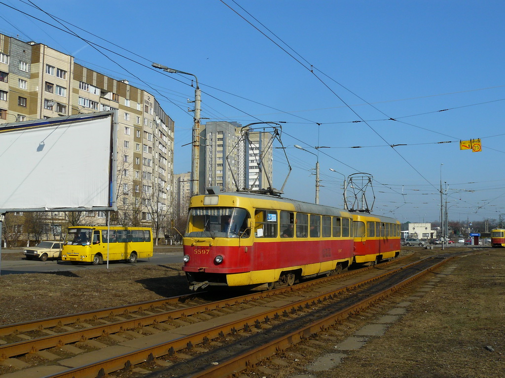 Киев, Tatra T3SU № 5597