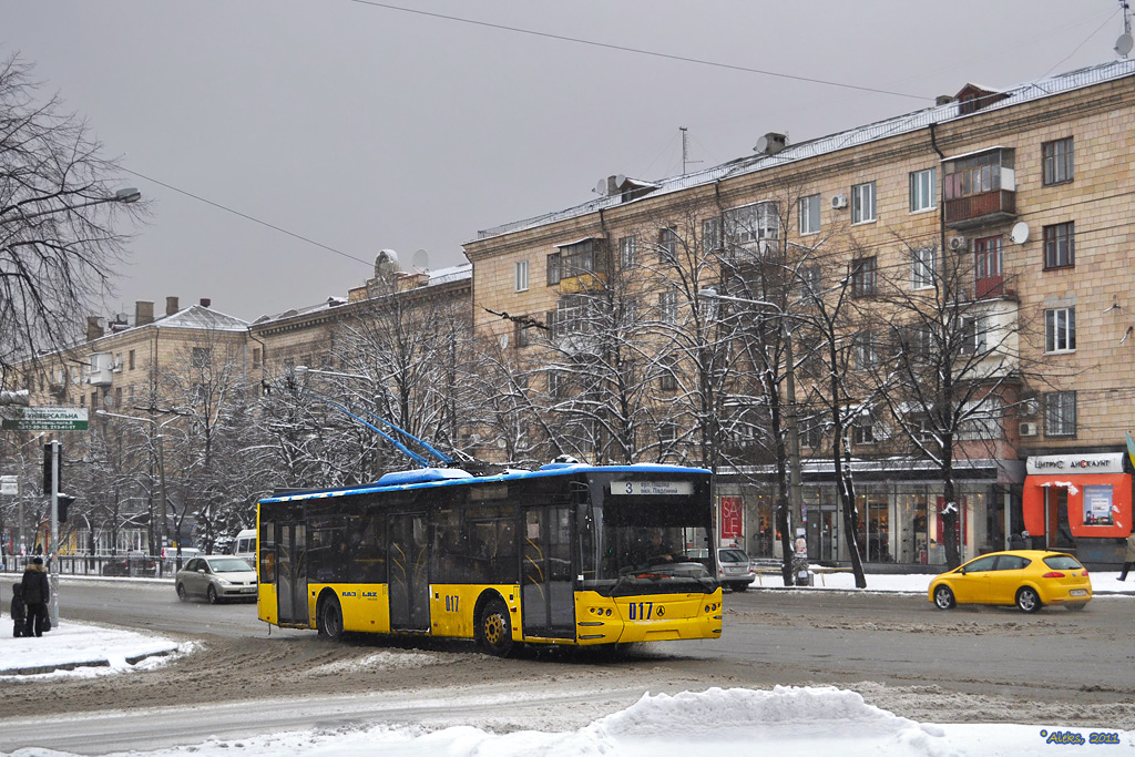 Запорожье, ЛАЗ E183D1 № 017