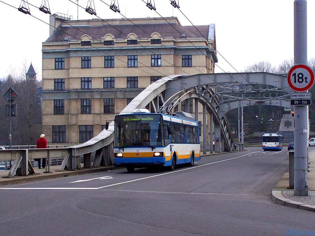 Острава, Škoda 21Tr № 3309