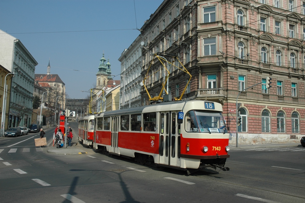 Прага, Tatra T3SUCS № 7143