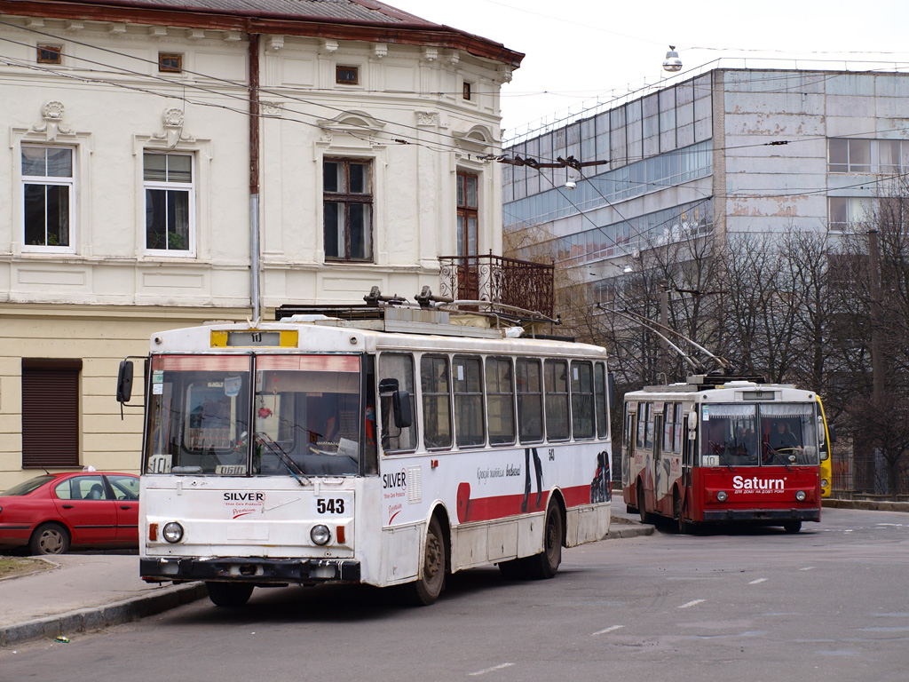 Львов, Škoda 14Tr89/6 № 543