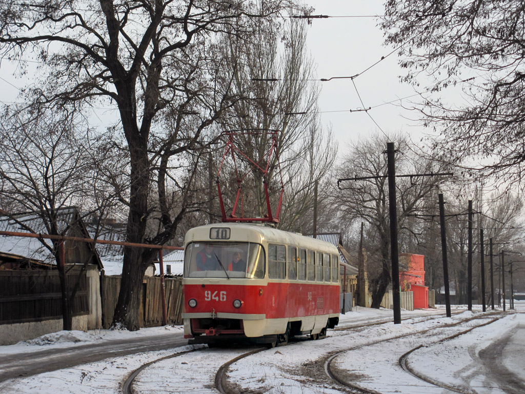 დონეცკი, Tatra T3SU № 946; დონეცკი — Tram line to Mushketovo station