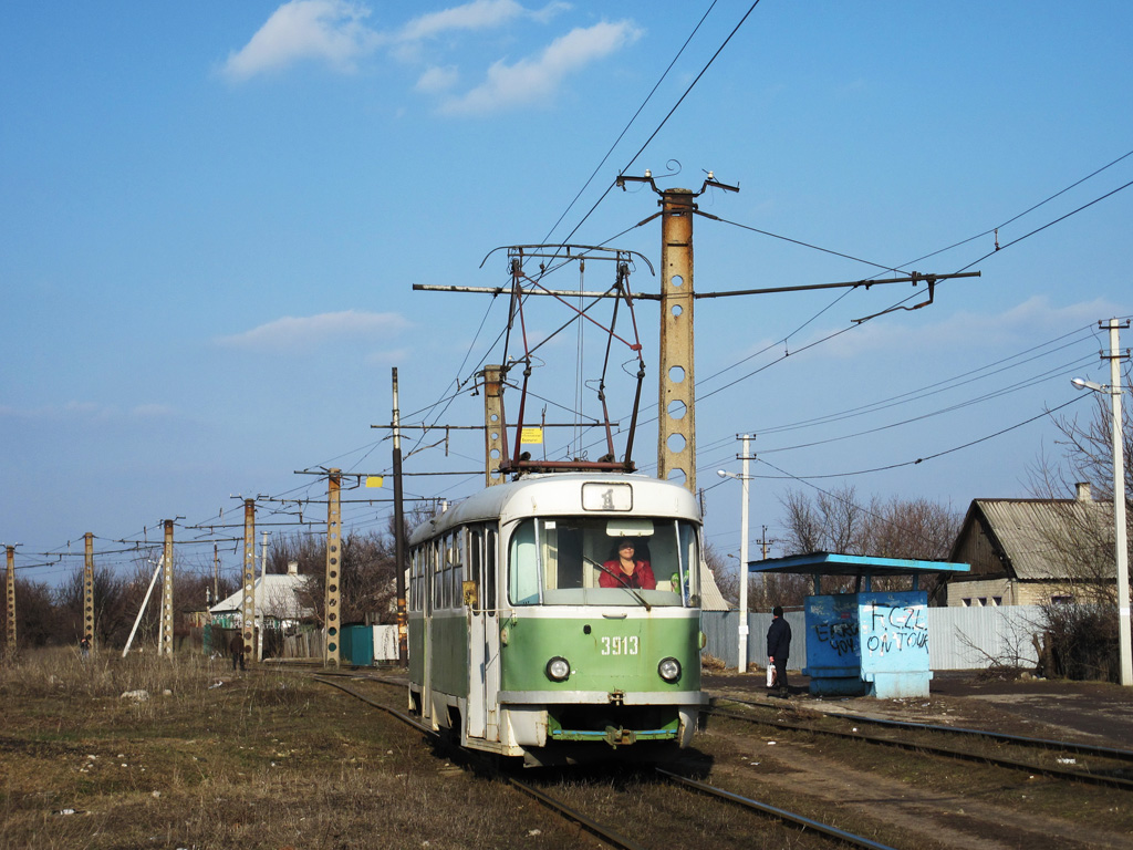 Донецк, Tatra T3SU № 3913