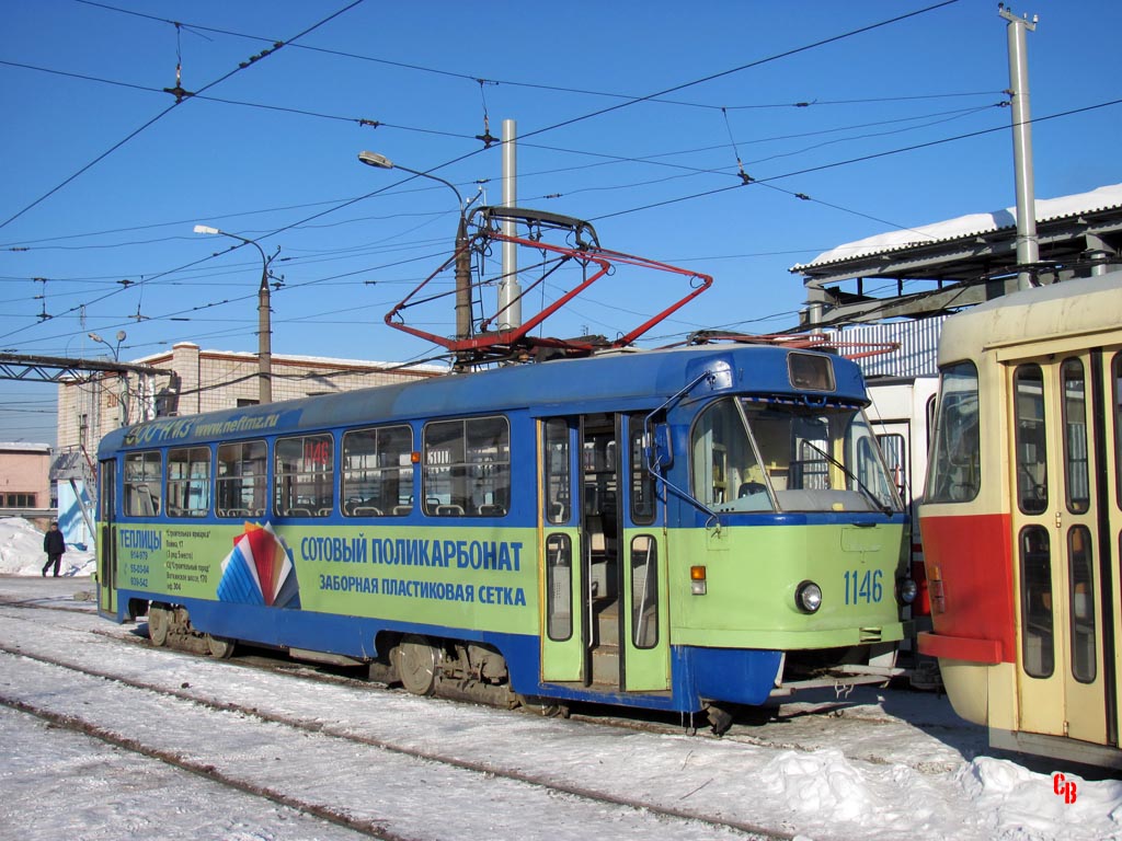 Ижевск, Tatra T3SU (двухдверная) № 1146