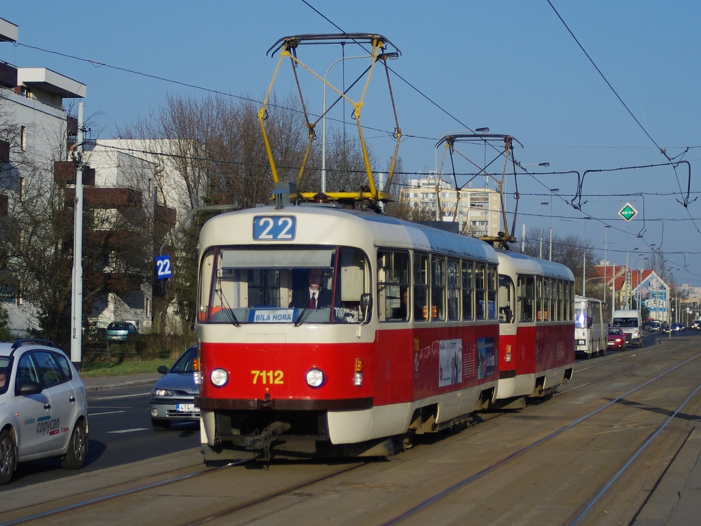 Прага, Tatra T3SUCS № 7112