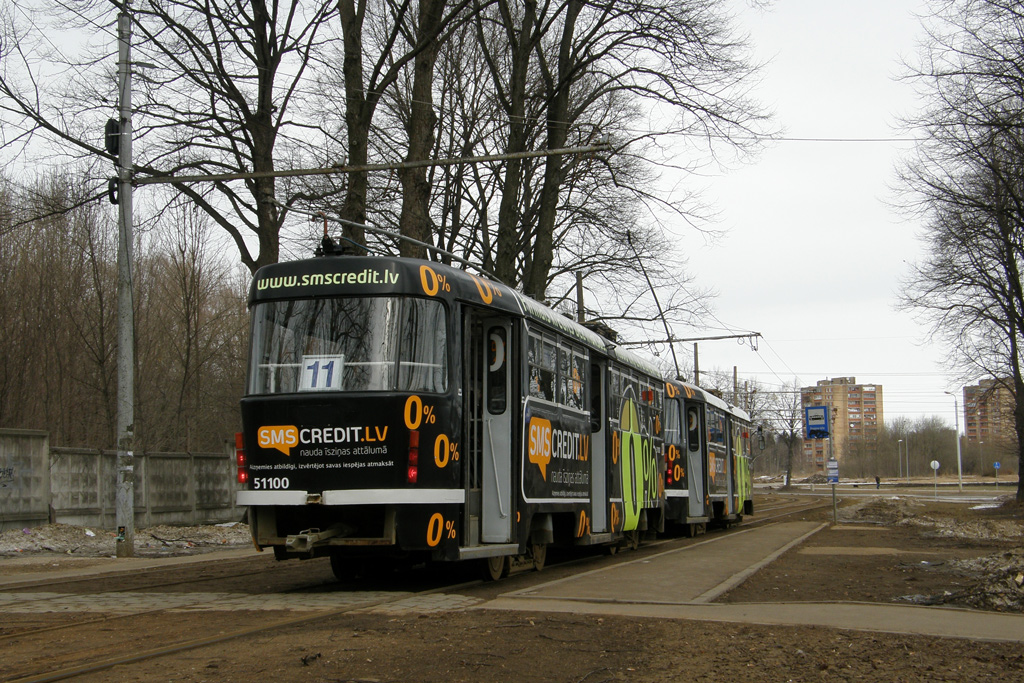 Рига, Tatra T3A № 51100 Рига, Tatra T3A № 51100