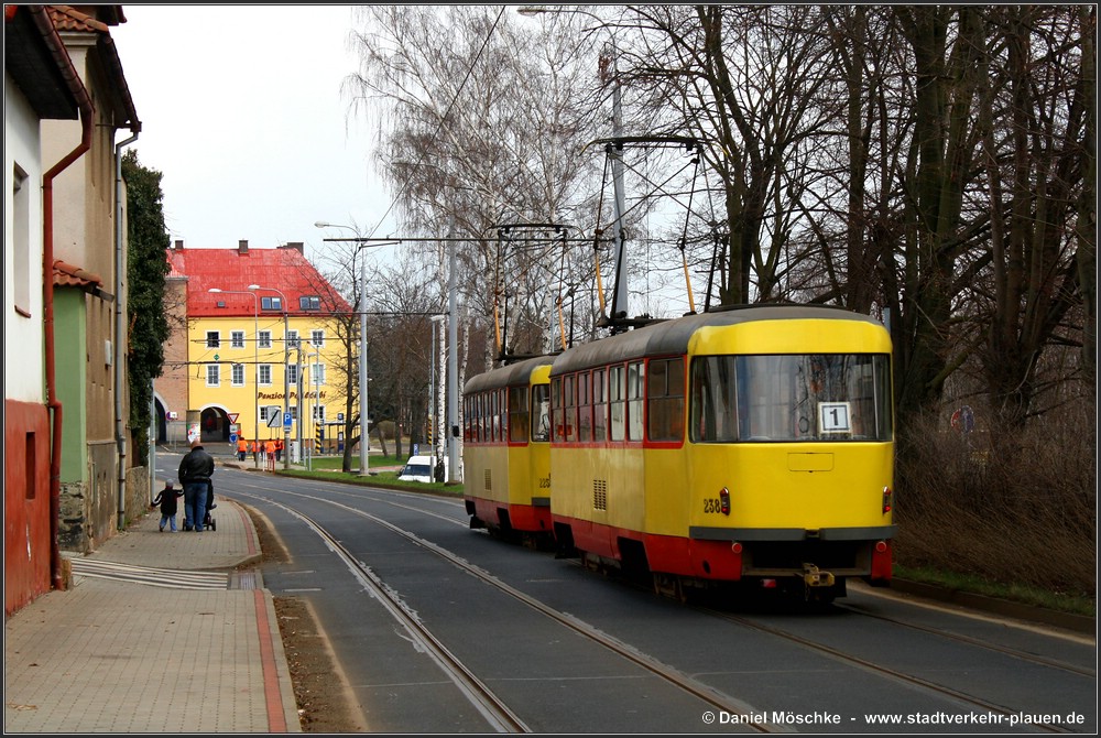 Мост ― Литвинов, Tatra T3SU № 238