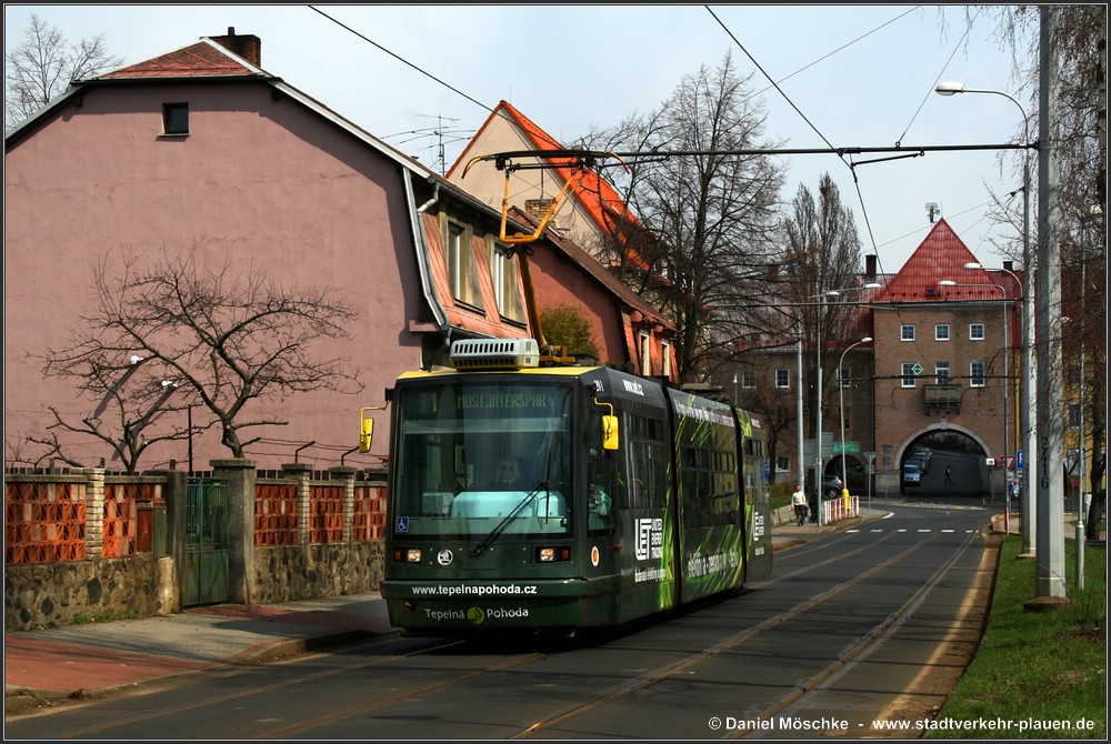 Most - Litvínov, Škoda 03T5 Astra/Anitra N°. 201