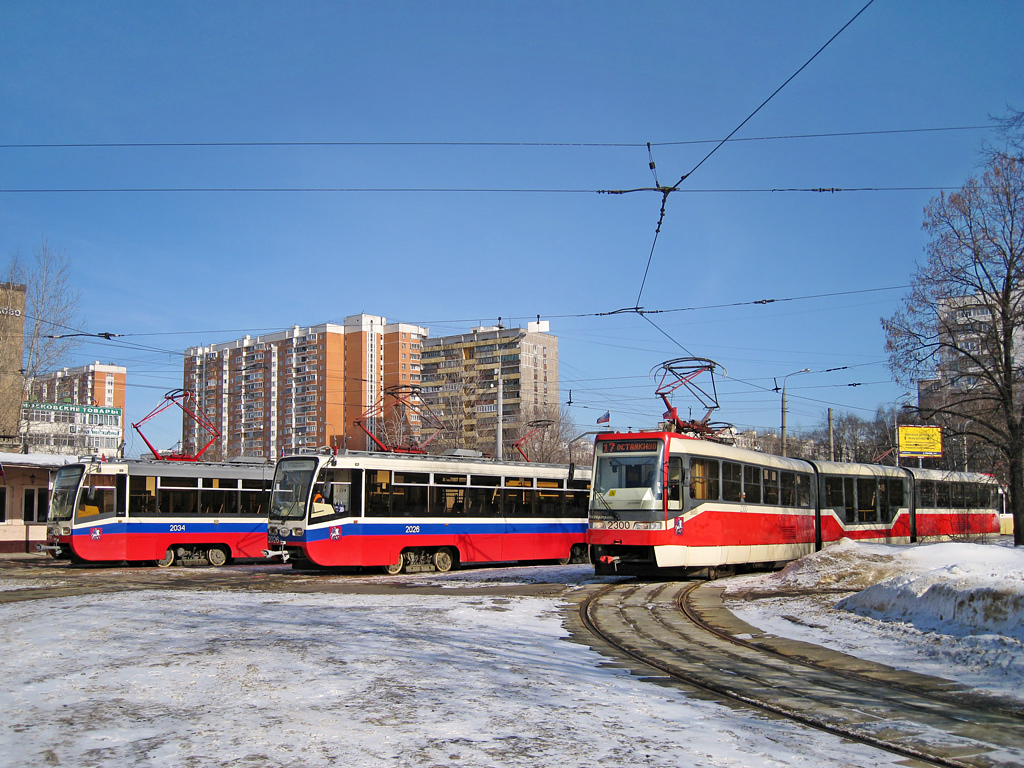 Москва, Tatra KT3R № 2300; Москва — Конечные станции и кольца Москва, Tatra KT3R № 2300; Москва — Конечные станции и кольца