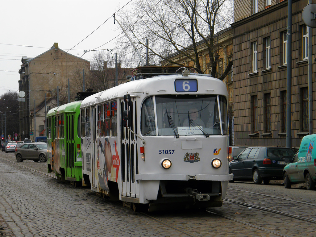 Рига, Tatra T3A № 51057