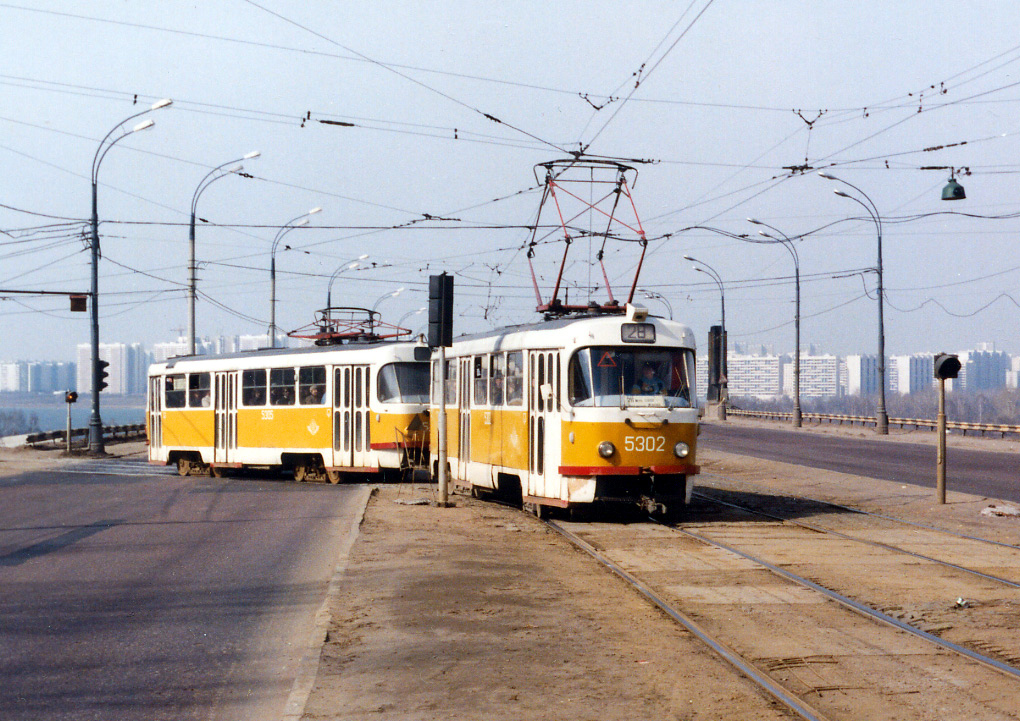 Москва, Tatra T3SU № 5302