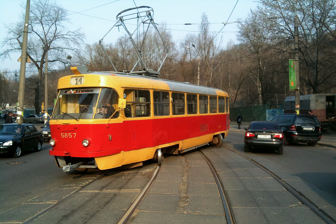 Киев, Tatra T3SU № 5857