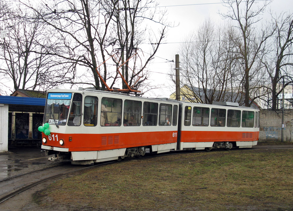Калининград, Tatra KT4D № 611