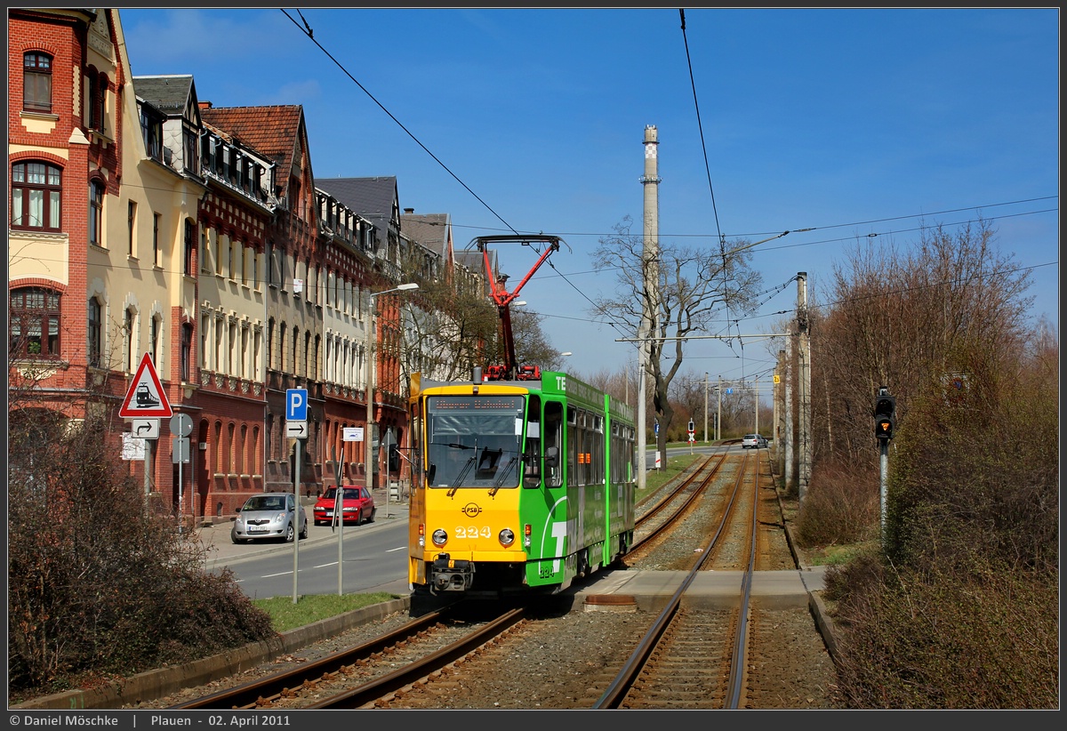 Плауэн, Tatra KT4DMC № 224