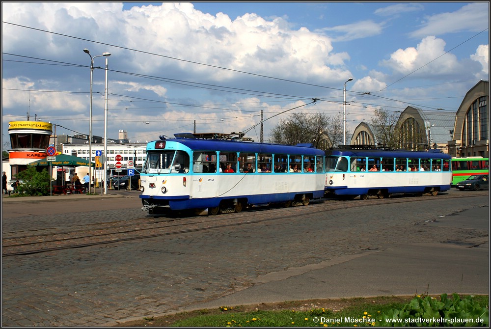 Рига, Tatra T3A № 51558
