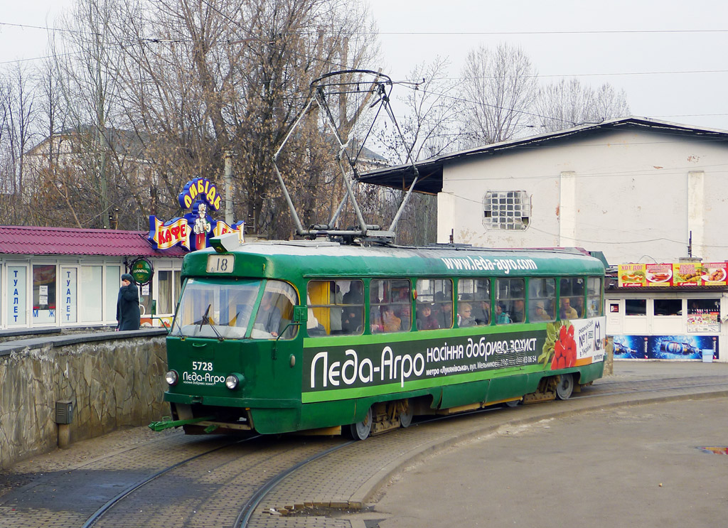 Киев, Tatra T3SU № 5728