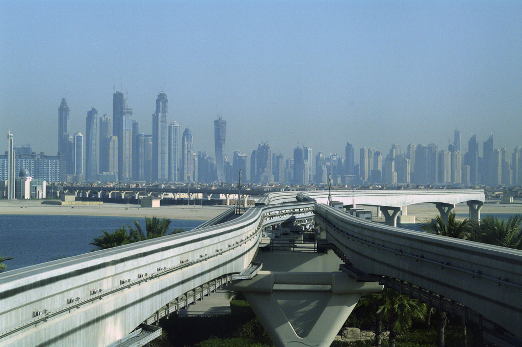 Дубай — Монорельс — Линия и инфраструктура