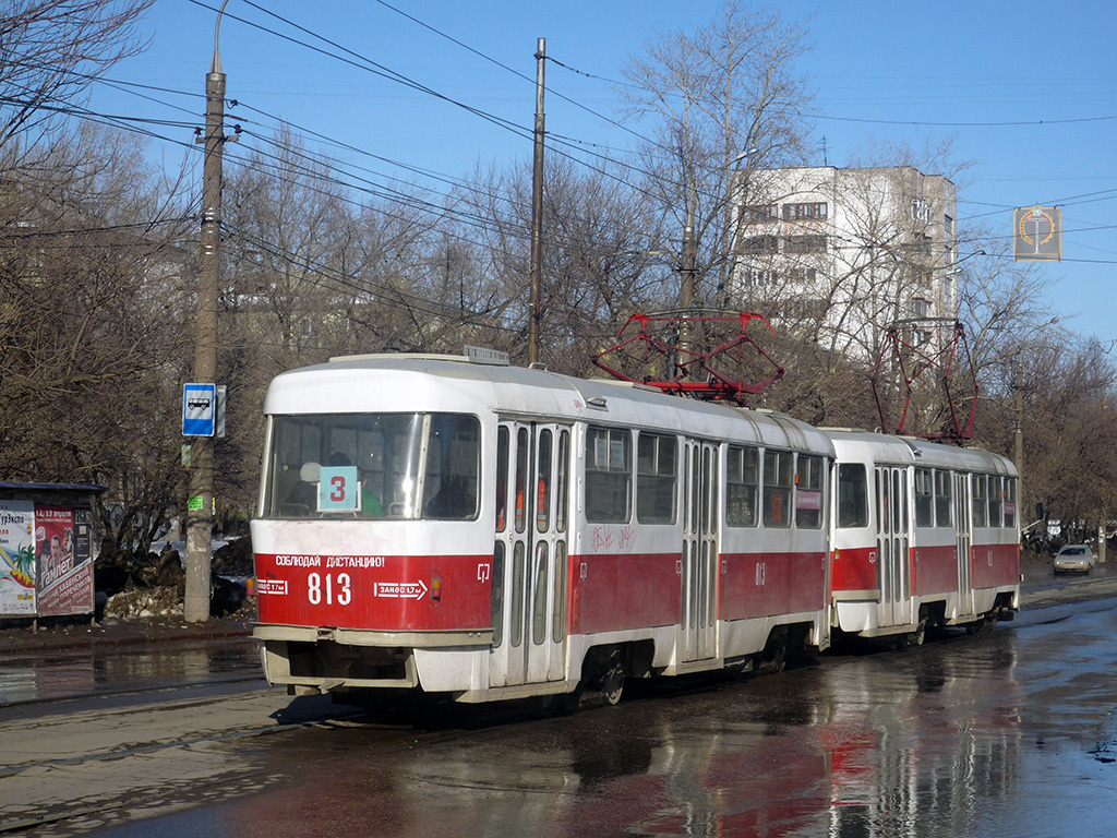 Самара, Tatra T3SU № 813