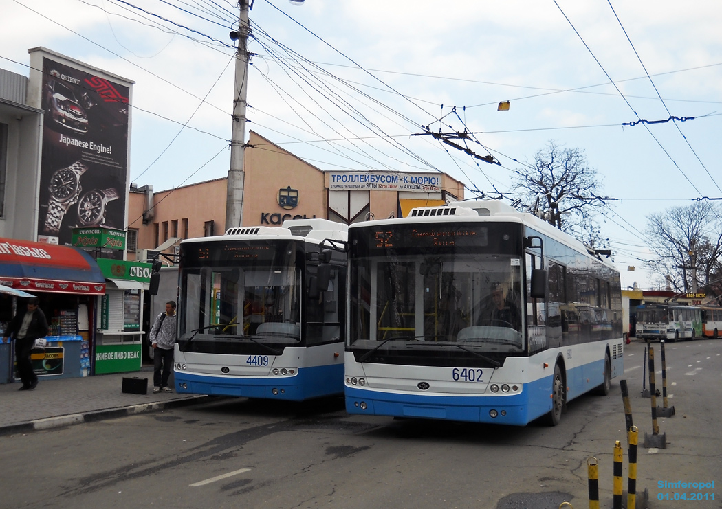 Крымский троллейбус, Богдан Т70115 № 6402