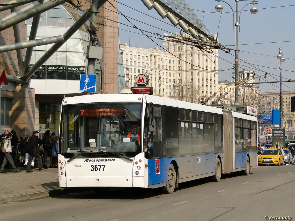 Москва, Тролза-6206.00 «Мегаполис» № 3677