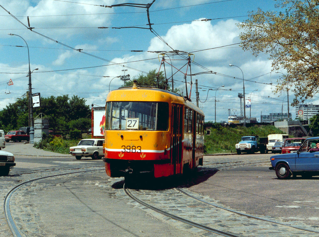Москва, Tatra T3Т № 3983 Москва, Tatra T3Т № 3983
