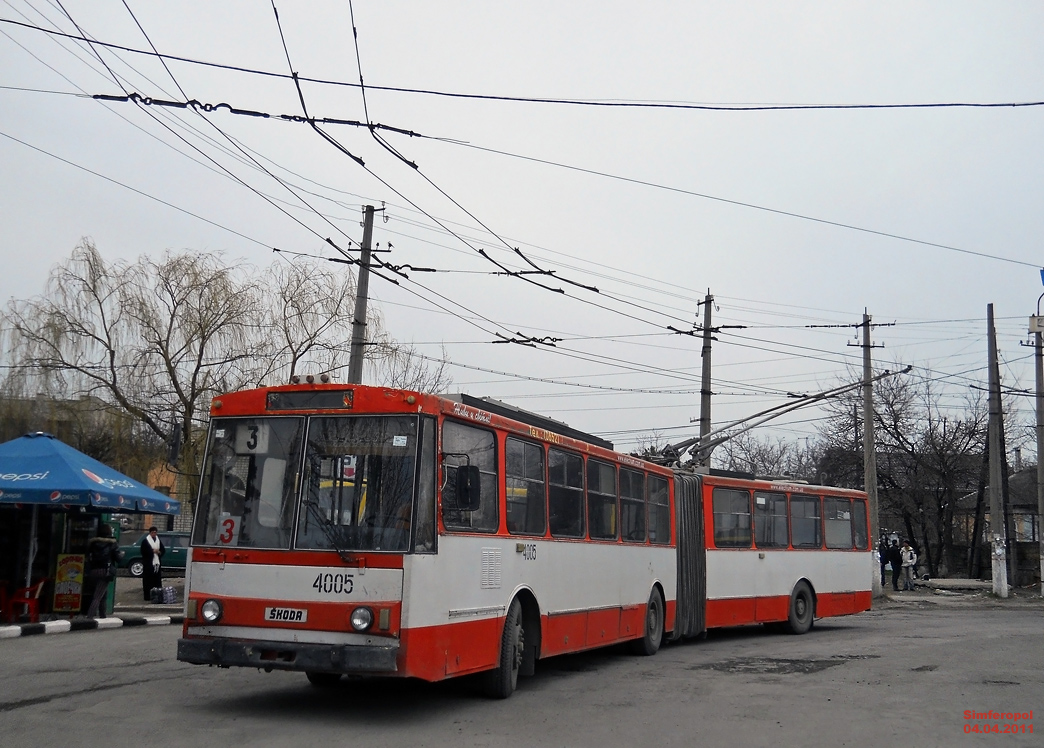 Крымский троллейбус, Škoda 15Tr02/6 № 4005