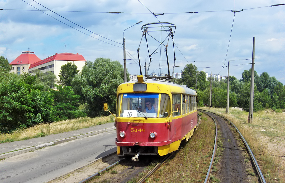 Киев, Tatra T3SU № 5844
