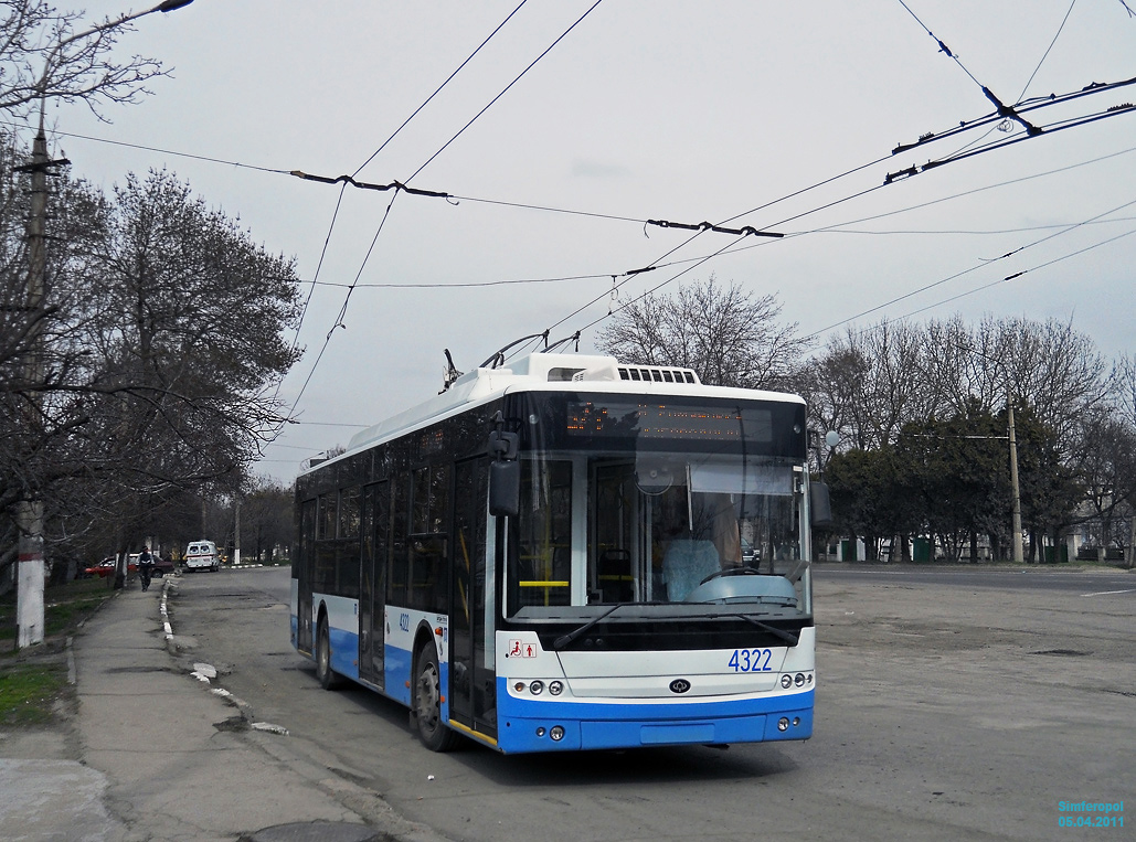 Крымский троллейбус, Богдан Т70110 № 4322
