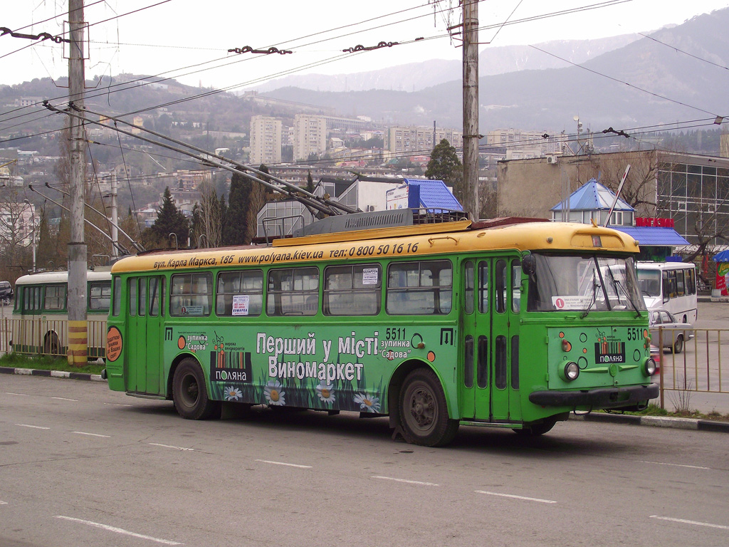 Крымский троллейбус, Škoda 9Tr19 № 5511