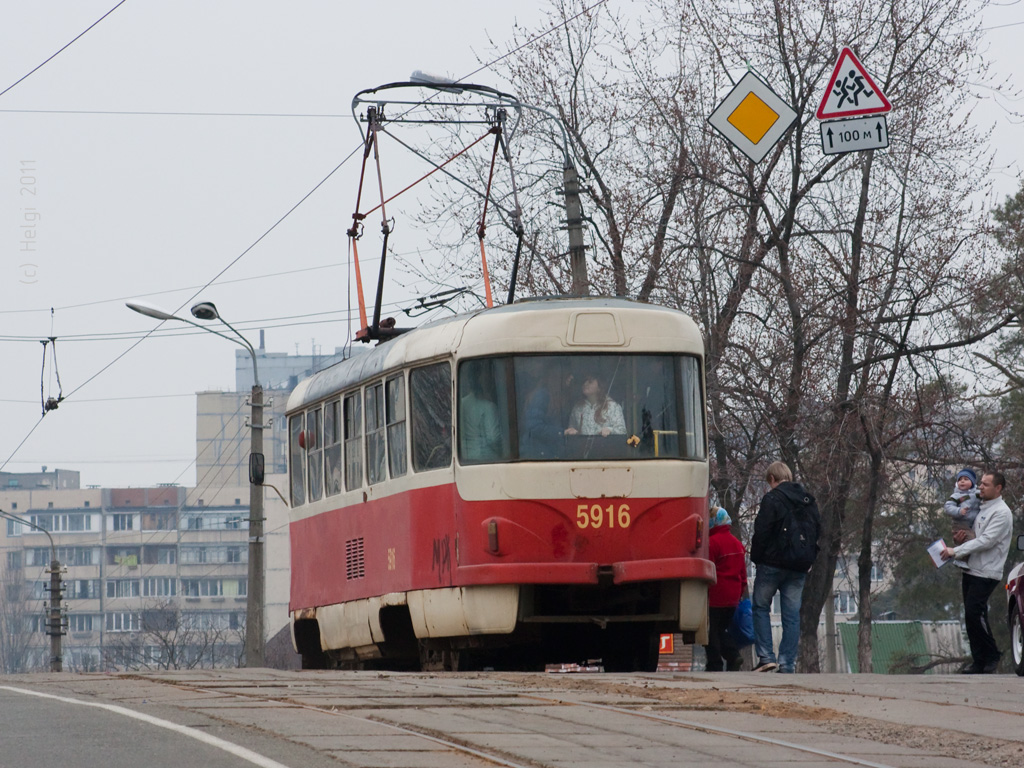 Киев, Tatra T3P № 5916