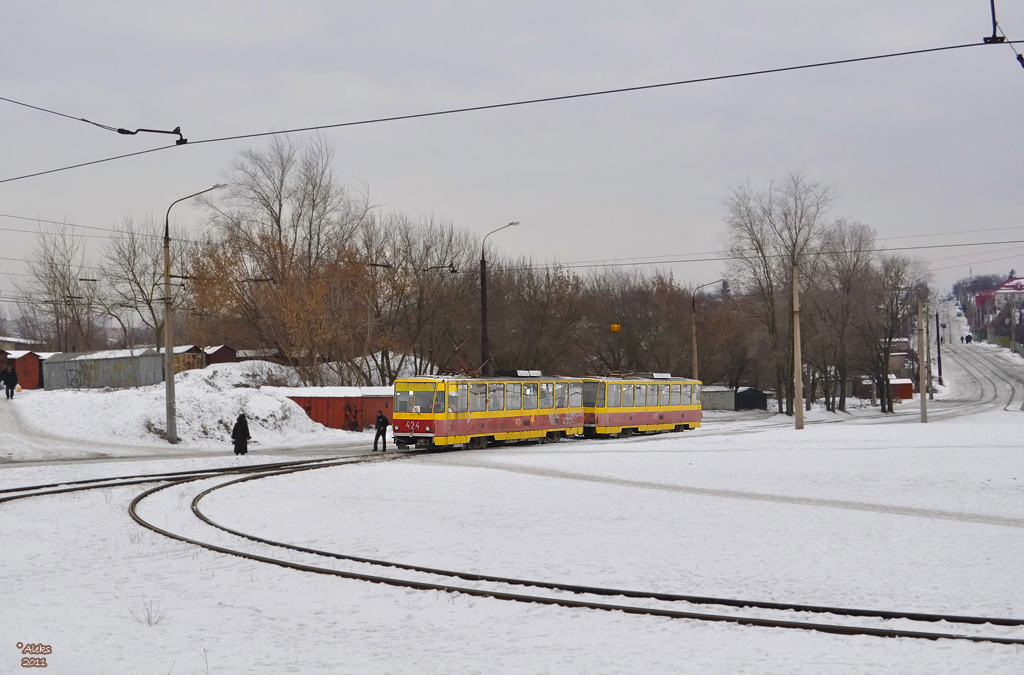 Запорожье, Tatra T6B5SU № 424