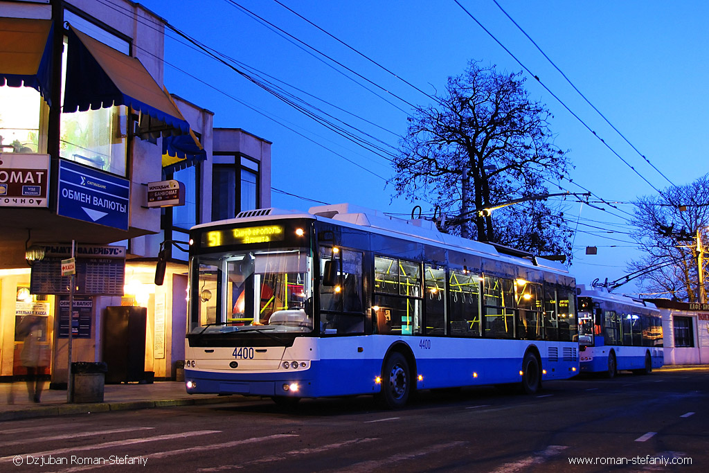 Crimean trolleybus, Bogdan T70115 # 4400