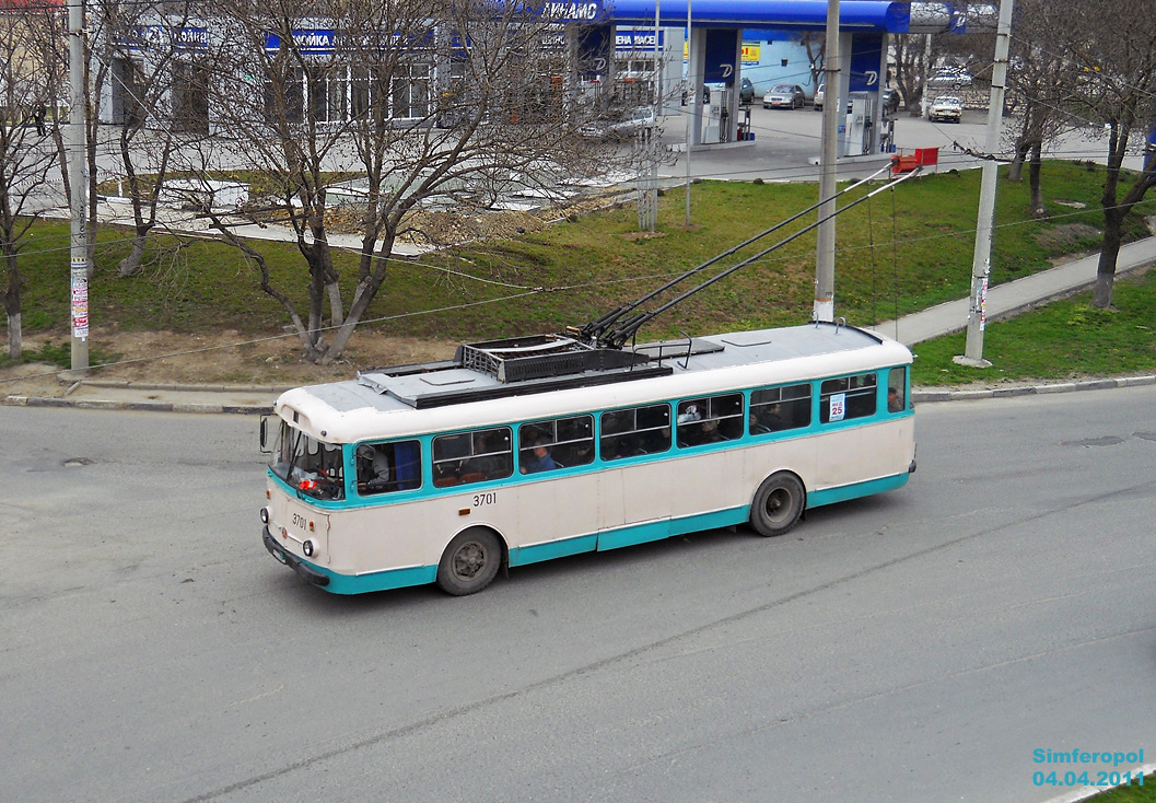 Крымский троллейбус, Škoda 9TrH27 № 3701